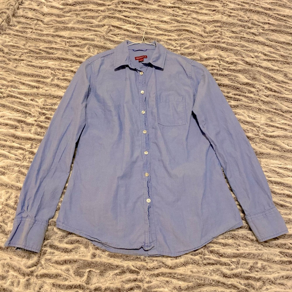 Merona XS Light Blue button-up collared shirt